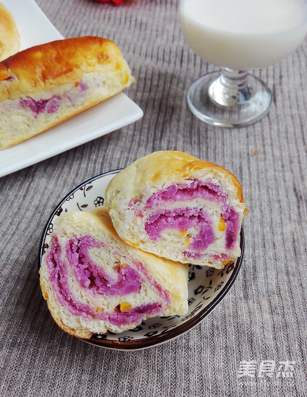 Purple Sweet Potato Orange Bread recipe
