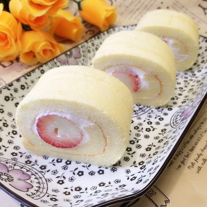 Strawberry Cake Roll recipe