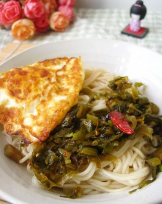 Pickled Vegetable Noodles recipe