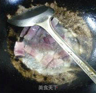 Stir-fried Lettuce with Bacon recipe