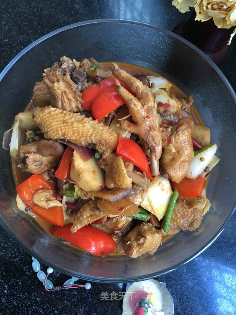 Roast Chicken with Taro recipe