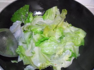 Oyster Sauce Ball Lettuce recipe