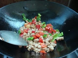 Mango Stir-fried Diced Pork recipe