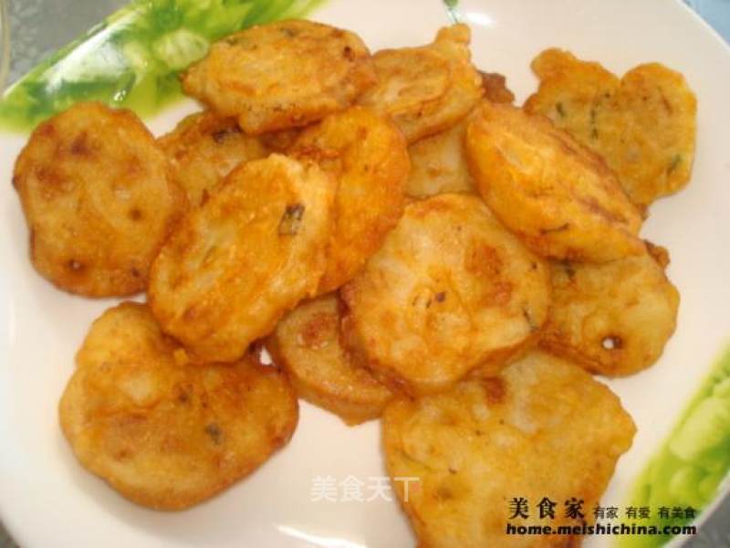 Fried Lotus Root Cake recipe