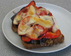 Grilled Eggplant Sandwich recipe