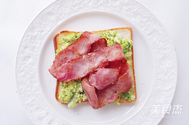 Avocado and Bacon Sandwich without Salad Dressing recipe
