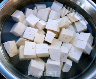 Pig's Blood Stewed Tofu#food Trimmings to Make A Big Meal# recipe