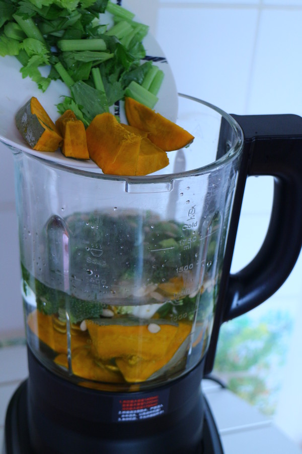 Celery Pumpkin Health Soup recipe