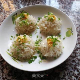 Sticky Rice and Horseshoe Meatballs recipe