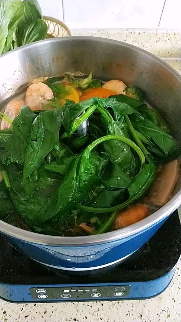 Reunion Seafood Hot Pot Meal recipe