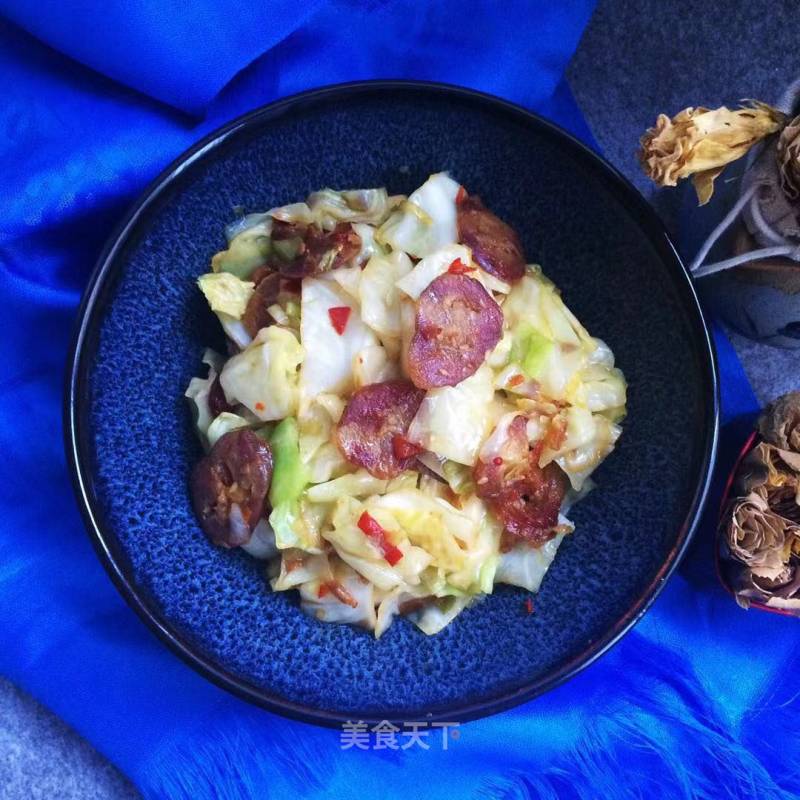 Spicy Cabbage Sausage