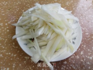 Stir-fried Shredded Pork with Mustard Heart recipe