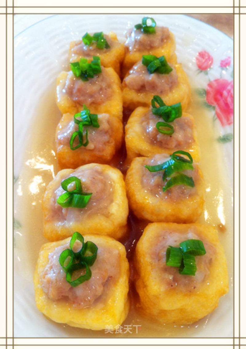 Steamed Oil and Gluten Wrapped Meat recipe