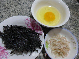 Shrimp Seaweed Egg Drop Soup recipe