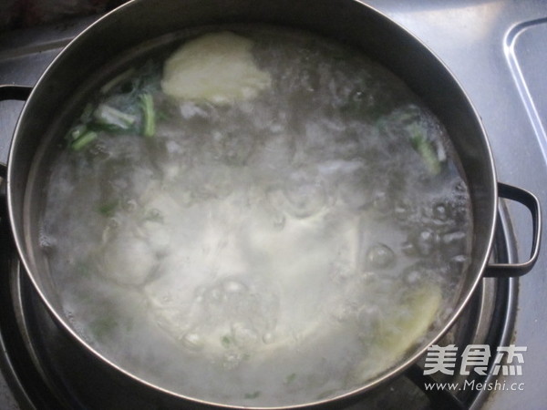 Canadian Lobster Spinach Porridge recipe