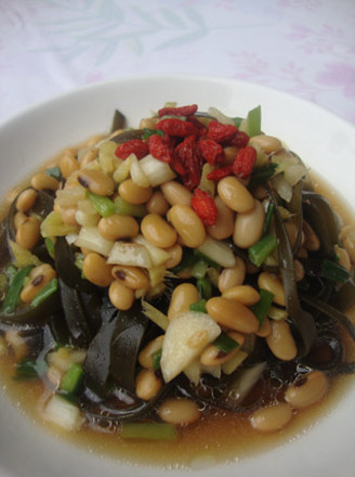Seaweed Mixed with Soybeans recipe