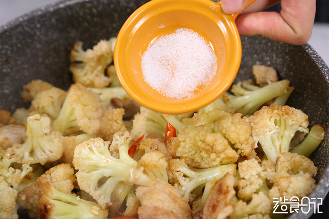 Stir-fried Organic Cauliflower recipe