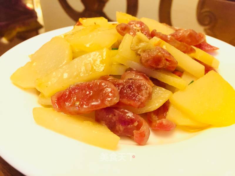 Stir-fried Potatoes with Sausage recipe