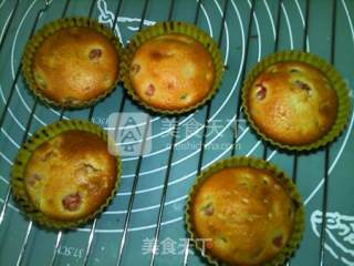 #aca烤明星大赛# Low-oil Cherry Muffins recipe