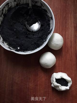 Black Sesame Rice Balls with Glutinous Rice recipe