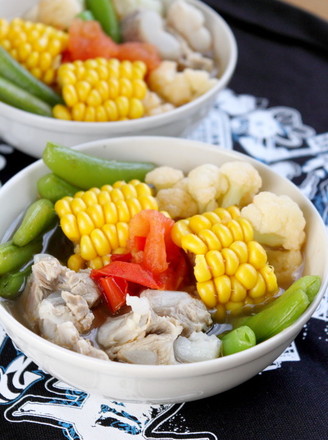 Pork Ribs Soup with Mixed Vegetables recipe