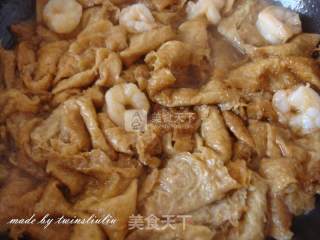 Traditional Jelly Dish with Shrimp and Gluten recipe