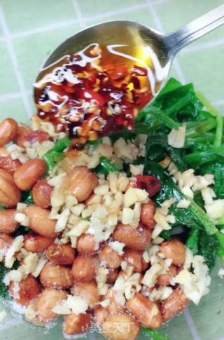 Nuts Spinach recipe