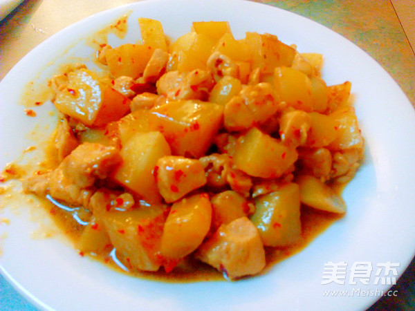 Spicy Potato Stew with Chicken recipe