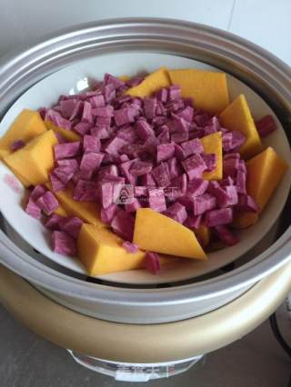 Creamy Purple Sweet Potato Pumpkin recipe