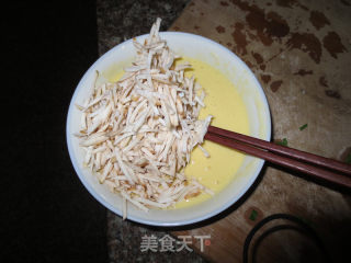Taro Shredded Egg Pancake recipe
