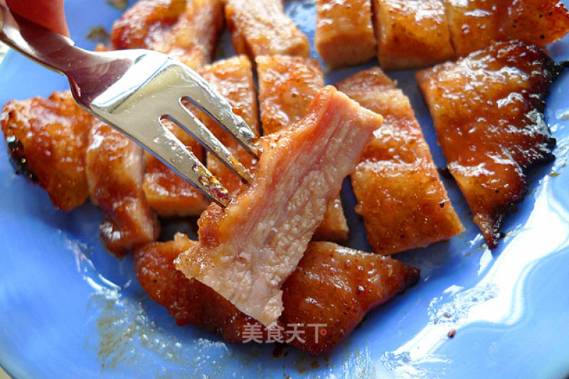 Barbecued Pork with Rose Dew Honey Sauce recipe
