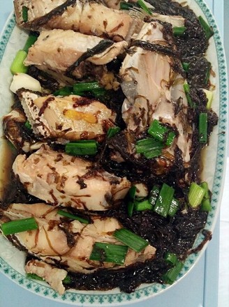 Grilled Sea Fish with Seaweed recipe