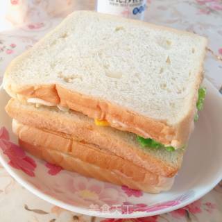 Egg Ham Sandwich recipe