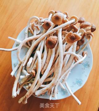 Homemade Snacks-tempura Tea Tree Mushroom recipe