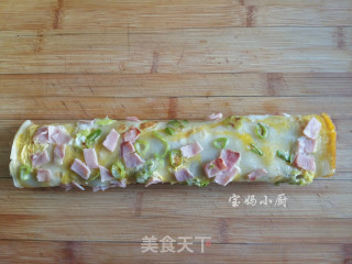 #trust之美# Ham and Egg Rolls recipe