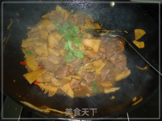 Braised Duck with Winter Bamboo Shoots recipe