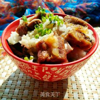 Braised Rice with Pork Ribs recipe