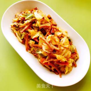 Garlic Shredded Cabbage recipe