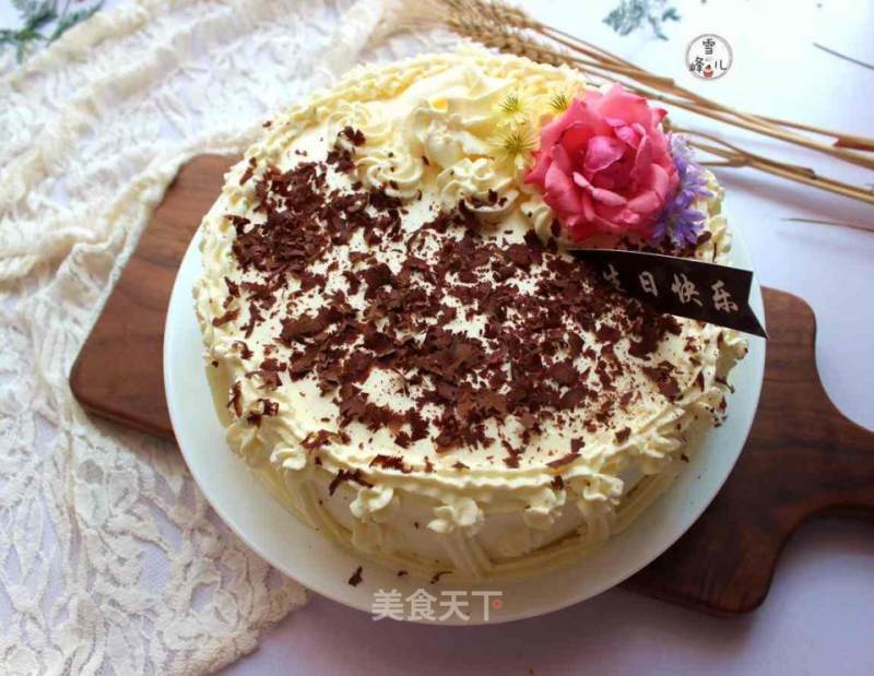 Flower Cream Eight Inch Cake recipe
