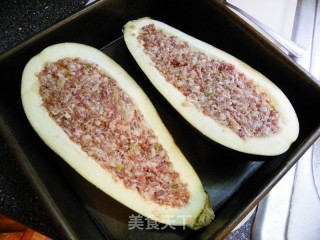 [creative Dishes Series Old Dishes are New, Very Different] Teriyaki Minced Pork Stuffed with Eggplant recipe