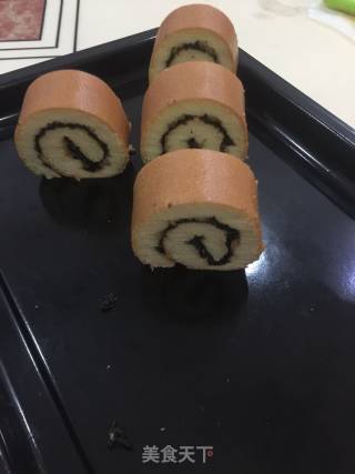 Seaweed Pork Floss Cake Roll recipe