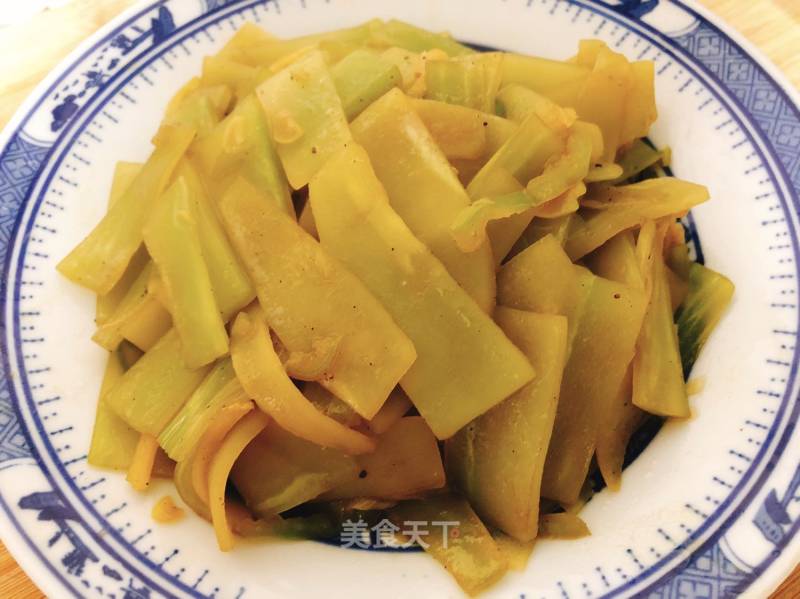 Vegetarian Fried Bamboo Shoots recipe