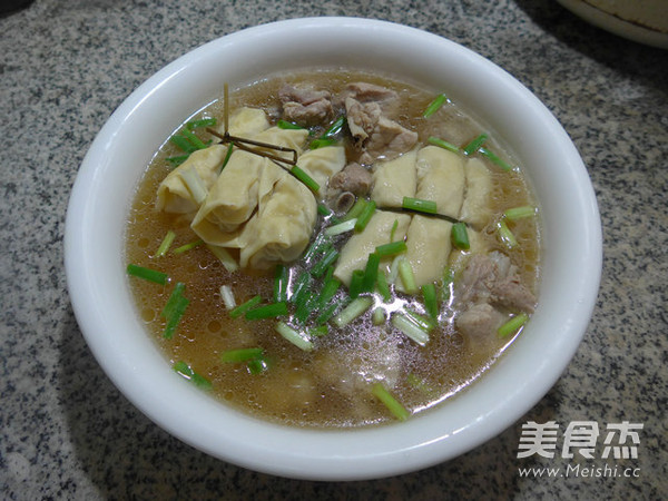 Noodle Knot Pork Ribs Soup recipe