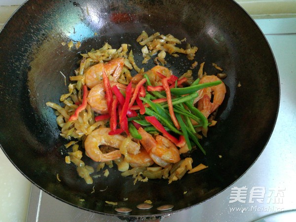 Fried Shrimp with Mustard recipe