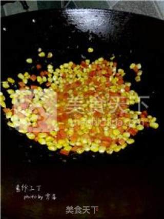 ​【the "leftovers" in The Kitchen】fried Three Diced Vegetables recipe