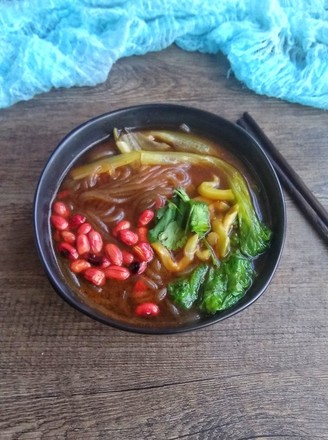 Easy Hot and Sour Noodle Supper