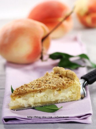 Fresh Cream Peach Pie