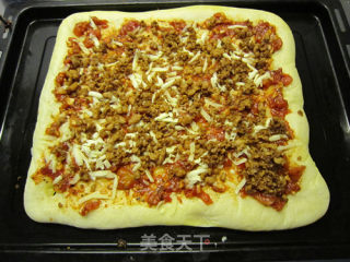 Let You Love Enough at A Time-big Square Pizza recipe