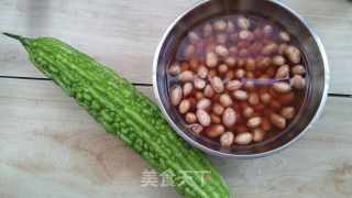 Mustard-flavored Bitter Gourd and Peanuts recipe