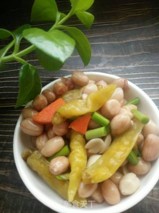 Pickled Peppers and Peanuts recipe